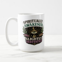 De Café Caneca Espiritualmente Desperta & Levemente Irrita