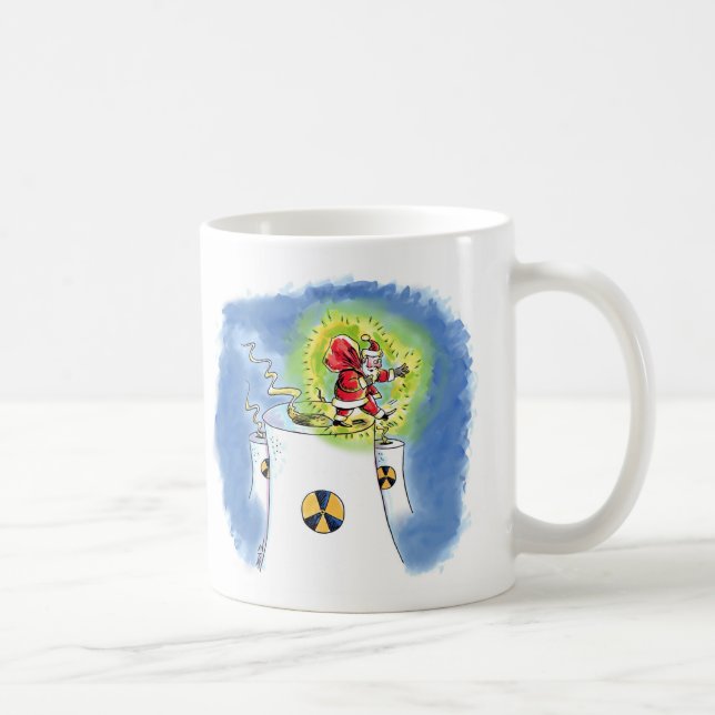 De Café Caneca esquerda Nuked Santa Claus (Direita)