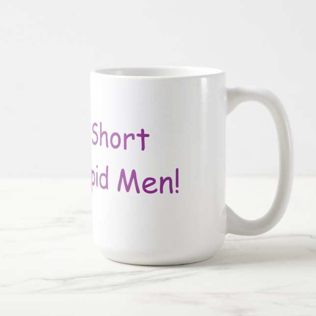 De Café Caneca estúpida demasiado curta dos homens da vida (Direita)