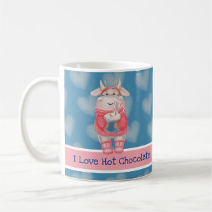 De Café Caneca Eu Adoro Chocolate Quente