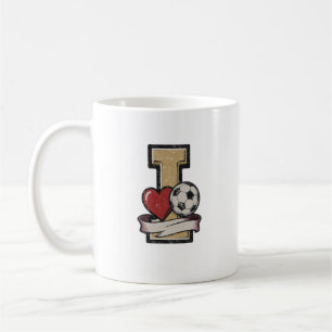 De Café Caneca Eu Amo Futebol Caneca Vintage