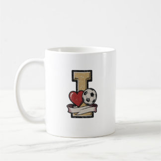 De Café Caneca Eu Amo Futebol Caneca Vintage