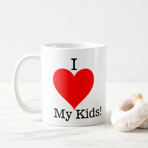De Café Caneca Eu Amo Meus Filhos