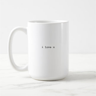 De Café caneca eu amo você