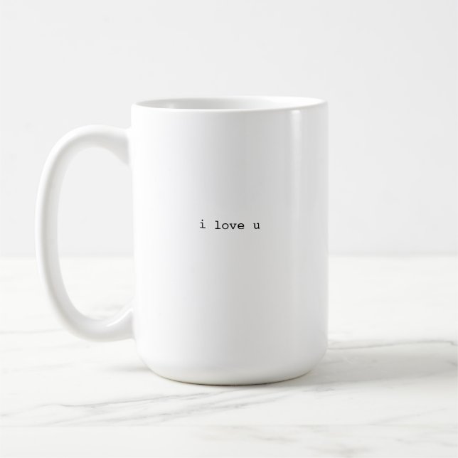 De Café caneca eu amo você (Esquerda)