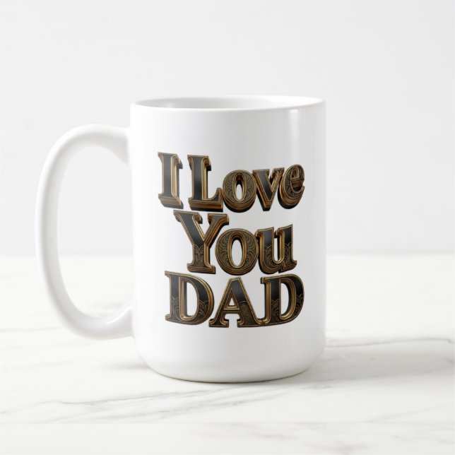 De Café Caneca Eu Amo Você Papai – Presente Premium para o (Esquerda)