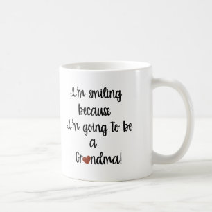 De Café Caneca Eu Estou Sorriso Porque Vou Ser Avó