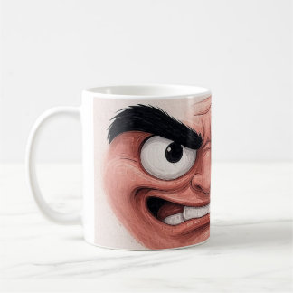 De Café Caneca "Eu Odeio Segundas" - O Rosto Irritado que