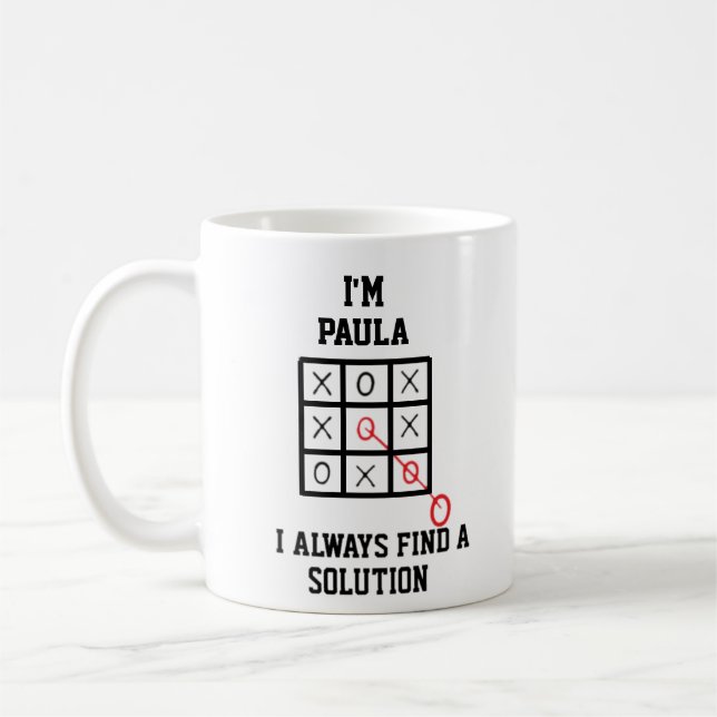 De Café Caneca Eu Paula Sempre Encontro Uma Solução (Esquerda)