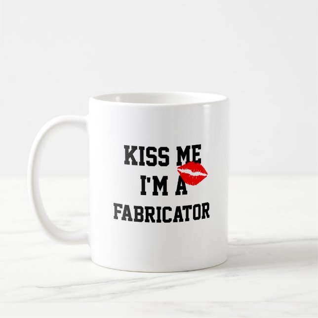 De Café Caneca Eu Sou Um Fabricante Beije-Me (Esquerda)