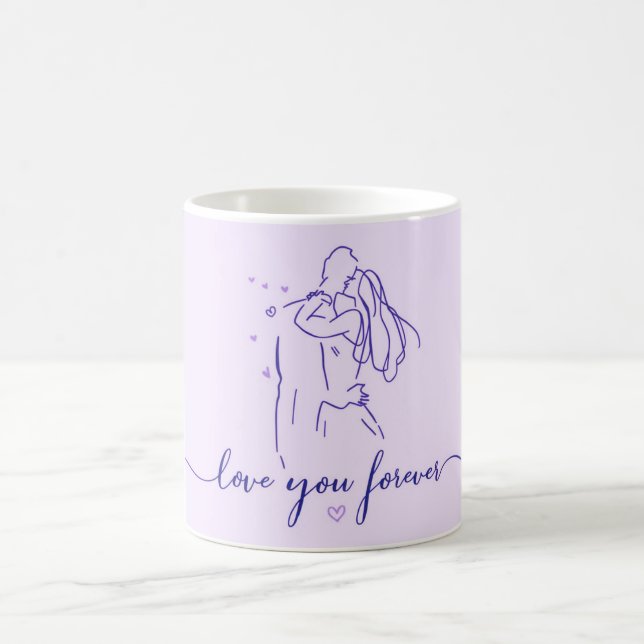 De Café Caneca Eu Te Amo Para Sempre – Presente Romântico  (Centro)
