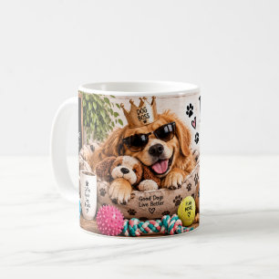 De Café Caneca Eu Trabalho Duro Para Que Meu Cachorro Tenh
