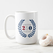 Caneca EUA 250 Desenho Folha/Coração