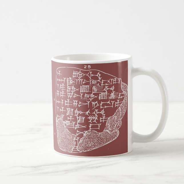 De Café Caneca excelente Cuneiform da bebida (Direita)