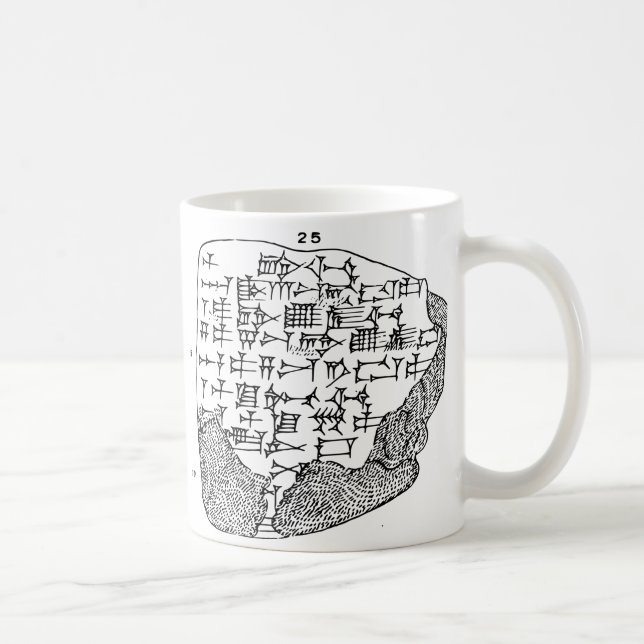 De Café Caneca excelente Cuneiform da bebida (Direita)