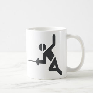 De Café Caneca extravagante com cerco do símbolo