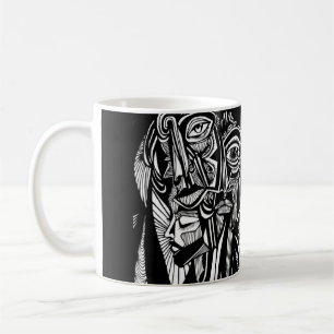 De Café Caneca Eyed estrelado