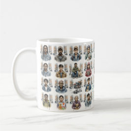 De Café Caneca Faces on the Street