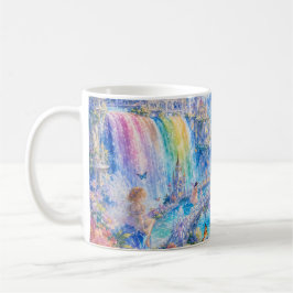 De Café Caneca Fantasia Cachoeira Fada Arco-íris