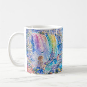 De Café Caneca Fantasia Cachoeira Fada Arco-íris