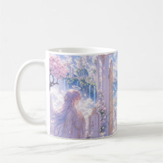 De Café Caneca Fantasia Jardim Angelical Celestial
