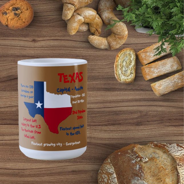 De Café Caneca Fatos Interessantes do Estado do Texas  (Criador carregado)