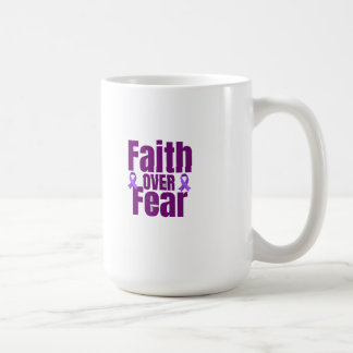 De Café Caneca Fé Sobre o Medo – Presente Cristão Inspirad