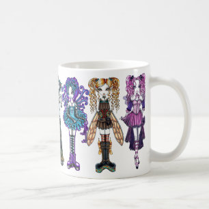 De Café Caneca feericamente gótico bonito da arte
