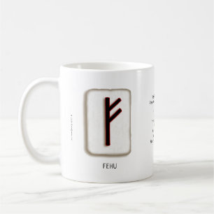 De Café Caneca Fehu RuneStone 330 ml