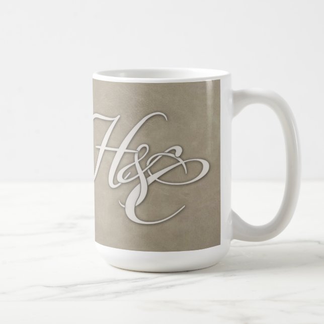 De Café caneca feita sob encomenda do taupe (Direita)
