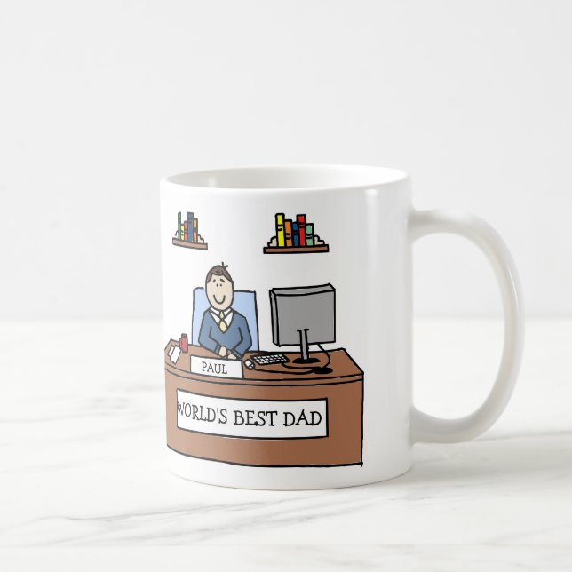 De Café Caneca feita sob encomenda dos desenhos animados (Direita)