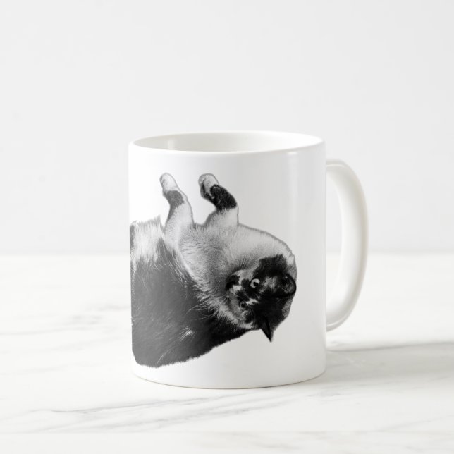 De Café Caneca Felina Invertida (Frente Esquerda)