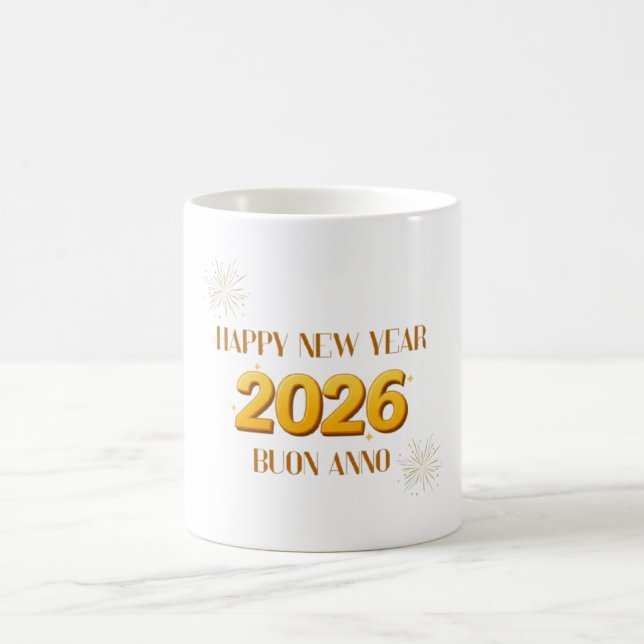 De Café Caneca Feliz Ano Novo 2026 (Centro)