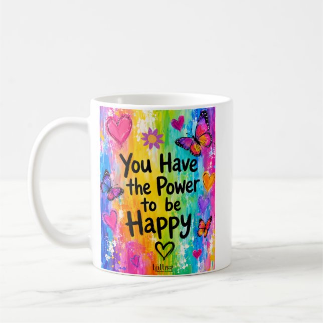 DE CAFÉ CANECA FELIZ ARCO-ÍRIS (Esquerda)