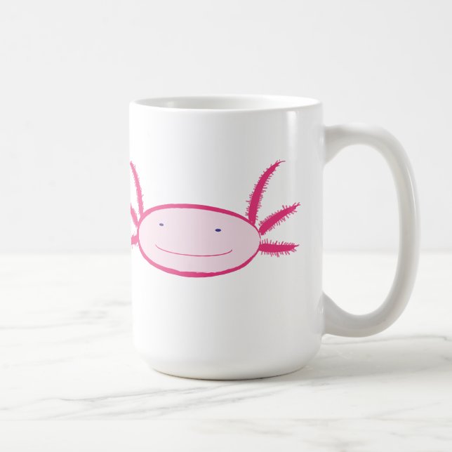 De Café Caneca feliz do Axolotl (Direita)