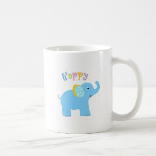 De Café Caneca feliz do elefante