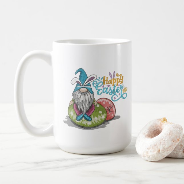 De Café Caneca Feliz Páscoa (Com Donut)
