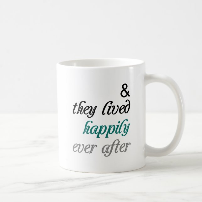 De Café Caneca Felizes Para Sempre (Direita)
