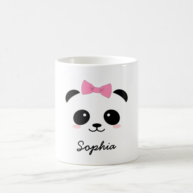 De Café caneca feminino personalizada da panda animal (Centro)