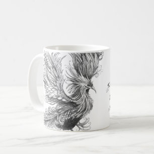 De Café Caneca Fênix Mitológica
