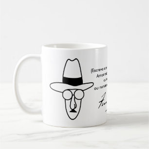 De Café Caneca Fernando Pessoa - personalizável