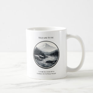 De Café Caneca Field & Nature Logo – Ilustração da Naturez