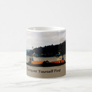 De Café Caneca filosófica do reboque