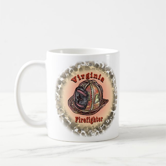 De Café Caneca Firefighter da Virgínia (Esquerda)