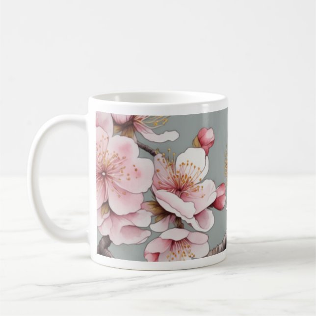 De Café Caneca Flor (Esquerda)
