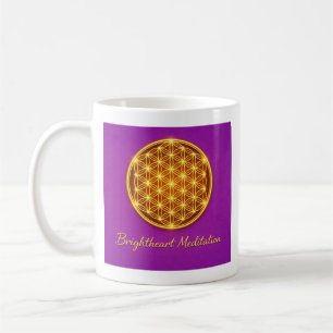 De Café Caneca Flor da Vida