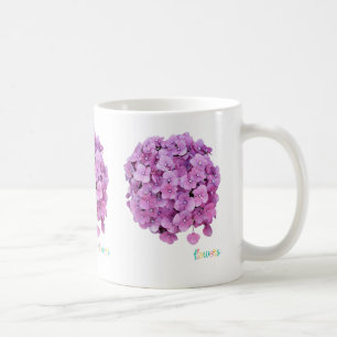 De Café Caneca Flor Hortência