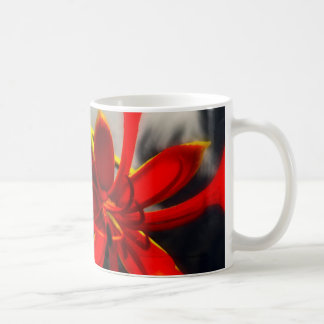 De Café Caneca Flor Poinciana Real