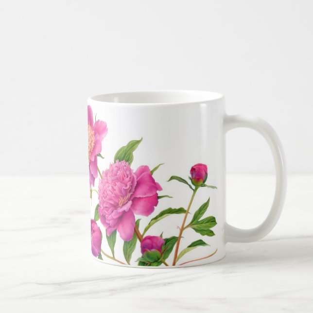 De Café Caneca floral (Direita)