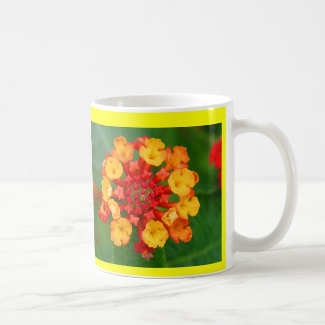 De Café Caneca floral #4 dos fogos-de-artifício (Direita)